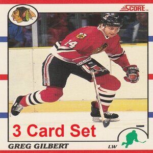 Greg Gilbert Hockey Card Collection